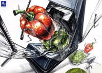 랩, 파프리카, 스테이플러 기초디자인 랩, 파프리카, 스테이플러 기초디자인 | Instagram, Hongdae, Instagram photo