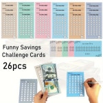 26pcs No Plastic Envelopes, Envelopes Budget Challenge Saving... Manieren Om Geld Te Besparen Uitdagin… | 예산, 봉투, 챌린지
