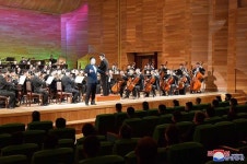 사랑과 진정, 녀성들의 행복 - 각지에서 3. 8국제부녀절을 기념 - Int’l Women’s Day Marked - | Basketball court, Concert, Court