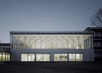 *포럼 앳 에켄버그 짐나지움, 중공슬래브 그 구조적 아름다움 [ Ecker Architekten ] The Forum at Eckenberg Gymnasium