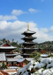 South Korea 백제문화단지-충남부여 사비궁,능사 목탑