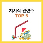 치지직 관련주 TOP5 (대장주, 수혜주)