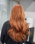 성수동 미용실 온야드 브릭오렌지 KOREAN HAIR STYLE ONYAD LONG Brick Orange Pin on Color List