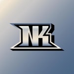 밝은 색상의 이니셜 Nk 로고는 E 스포츠 팀 등에 적합합니다. | 프리미엄 벡터 Initial Esports Logo Design