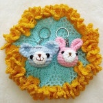 코바늘 곰&토끼 키링만들기 / 코바늘 곰&토끼 도안 / 손뜨개곰인형만들기 / 손뜨개토끼인형만들기 | 코바늘, 곰