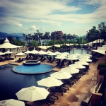 #summer #pool #hot #sky #instagramer #instacool #Seoul #BanyanTree #Banyan #Tree #Spa #Korea #va…(이미지 포함) | 수영장, 여름... 