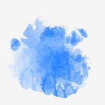 수채화 일러스트 물감 파랑 잉크 푸른 연기, 파랑 잉크, 푸른, 잉크 PNG 일러스트 및 PSD 이미지 무료 다운로드 - Pngtree