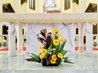 2018-07-29 Igreja de São Lourenço ,MACAU SAR | 꽃꽂이 꽃, 꽃꽂이, 꽃