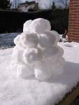 A pile of freshly made snowballs.... | 질감