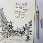 Pin page KEEZOO SKETCH | HATCHING은 펜드로잉에서 아주 중요한 기술입니다. HATCHING뿐만 아니라 HATCHING을 활용한 구름과 하늘을... 