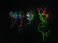 #exhibition #neonart #neonartist #wireart #wireartist #lineart #linedrawing #performanceart - 2021 | 와이어아트, 라인아트, 네온