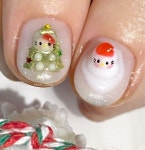 환상네일살롱 on Instagram: • #오마카세네일 크리스마스느낌 와방방 때려넣기🎄💚🫶🏻 와방방은 수진님이 알려준단어ㅋㅋㅋㅋ... 