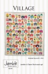 Village quilt pattern - Bloomerie Fabrics | 퀼트, 퀼트 벽걸이, 퀼트 이불