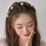 은꽃밴드 집게머리띠 앞머리고정 땋은헤어밴드/ 벼머리만들기 은꽃밴드 집게머리띠 앞머리고정 땋은헤어밴드/ 벼머리만들기 | Denied, Access