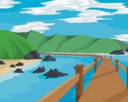 하나개 해상 관광로