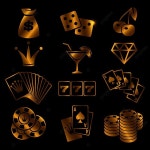 황금 도박 카지노 포커 행운, 환대, 칩, 기회 PNG, 일러스트 및 벡터 에 대한 무료 다운로드 - Pngtree