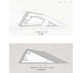 제주 이도동 도로 교차점, 조뼛한 땅에 자리잡은 세모 건물 - C3KOREA | Studio