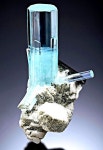 Aquamarine, Schorl, Albite - Pakistan | 준보석