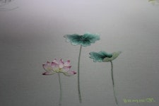 야생화자수 강사자격증반 수강신청 기간입니다. | 자수 침구, 자수, 야생화