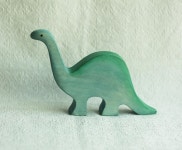 Wooden Dinosaurs Toy Diplodocus Animal Toys Waldorf Wooden Toys Motor Skills Ecofriendly Educational Toys Toddler Gift SKU:a1090... 