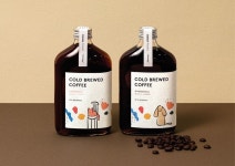 Tangible. ㅤ on Behance | Bottle design packaging, Cold brew packaging, Bottle label design