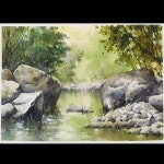 NAMIL ART/남일 수채화/강남,서초 취미수채화 | [ #Shorts... NAMIL ART [ #shorts 수채화 ] 블루베리- 과일 풍경수채화그리기... 
