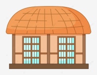 초가집 한국 전통 성읍, 관광객, 역사, 쉬다 PNG, 일러스트 및 벡터 에 대한 무료 다운로드 - Pngtree