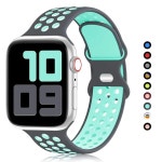 애플 워치 밴드용 실리콘 스트랩, 울트라 2 49mm 시리즈 9 8 7 41mm 45 mm 38mm 42mm 스포츠 팔찌, 아이워치 7 6 SE 5 4 3 44mm 40mm