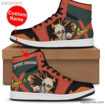 Bakugo Explosion My Hero Academia Personalized Name Air Jd1 Sneakers Custom Shoes | Academia shoes, Custom shoes, Sneakers
