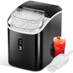 35Lbs/24Hrs, One-Click Operation, Ice Basket/Ice Scoop for Home… in 2023 | Ice maker, Ice maker machine, Nugget ice maker