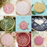 embroidery) no Instagram: ❤❤❤❤❤ #타래실로수놓는프랑스자수 . . . #타래실 #이불타… | Decorative plates, Tableware... 