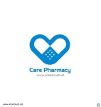 알약 밴드 하트 로고 일러스트 ai 다운로드 download pill band heart logo - 어반브러시