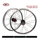 RT A100 406 자전거 Wheelset 20 인치 접이식 자전거 BMX 7/8/9/10/11 속도 디스크 브레이크 휠 세트 7075 합금 5 베어링 허브 Fit Dahon