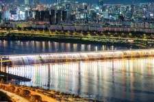 반포대교 무지개분수 가는법 / 반포대교 무지개 분수시간 세빛섬 야경 | 무지개, 아름다운, 도로