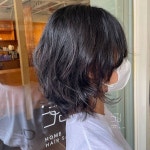 상수미용실 가야쌤★히피펌, 레이어드펌,허쉬컷はInstagramを利用しています:「#단발허쉬컷 #젤리펌 단차마다 컬감을 살린 #단발젤리펌... 