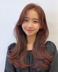 찾으시는 ⠀ #브릭오렌지 컬러 🔺 ⠀ (탈색작업 전혀 없이 100% 염색으로만 진행한 색입니다!) ⠀ ⠀ 더워지는 #여름맞이 #헤어스타일... 