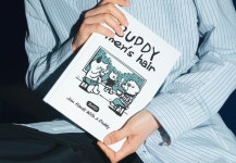 Pin page DEAR DESIGN VISUAL IDENTITY DESIGN HAIR SHOP, BUDDY MENS HAIR - 버디 맨즈 헤어의 디자인은 공간에서 벌어지는... 