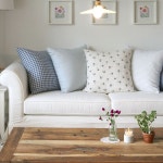 깨끗한 화이트소파를 더욱 더 산뜻하게 연출해보세요