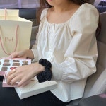 of, (오에프) on Instagram: “내가 예약했지만 그래도 고..고맙😇” | Shirt blouses, Lace top, Blouse