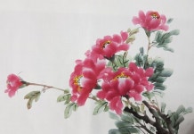 목단 (Peony, 牡丹, ボタン / Oriental Painting, 문인화, 동양화) - 2021