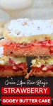 Strawberry Gooey Butter Cake | Gooey butter cake, Butter cake, Fruity desserts