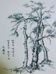한국화에 있는 w a님의 핀 | 풍경 그림, 나무 그림, 그림