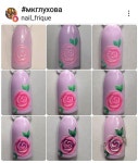 Pin de 은주 박 en 플라워 네일 | Tutorial de uñas decoradas, Uñas con mano alzada