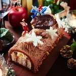 京王プラザホテルのクリスマスケーキ ／ブッシュ・ド・ノエル | クリスマスケーキ, ブッシュドノエル, ケーキ