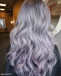 Pin by 유지우 on 머리 | Lavender grey hair, Gorgeous hair color, Lilac hair