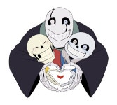 Redlhz Gaster, Sans and baby!Papyrus | 파피루스, 그림