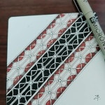 김은주 on Instagram: “#Zentangleart #Zentangle #따라하기 #shira #Healing #tangling  처음 봤을 때는  엄청 복잡해보여서 따라해볼 엄두도... 