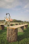 Tree stump seating Tree stump seating | 결혼식, 농장, 메릴랜드