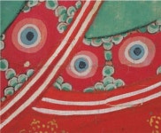 • 칠장사 삼불회 괘불탱 사천왕도 ㅡ 부분사진 1 (보고서)