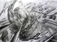 기초소양평가 소묘 - 2020 | 수채화, 푸드 스타일링, 디자인